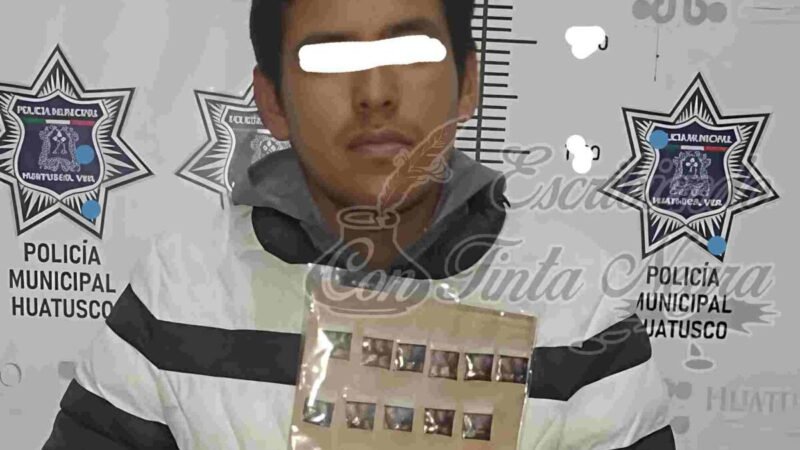 CAPTURAN A PRESUNTO NARCO MENUDISTA DE HUATUSCO