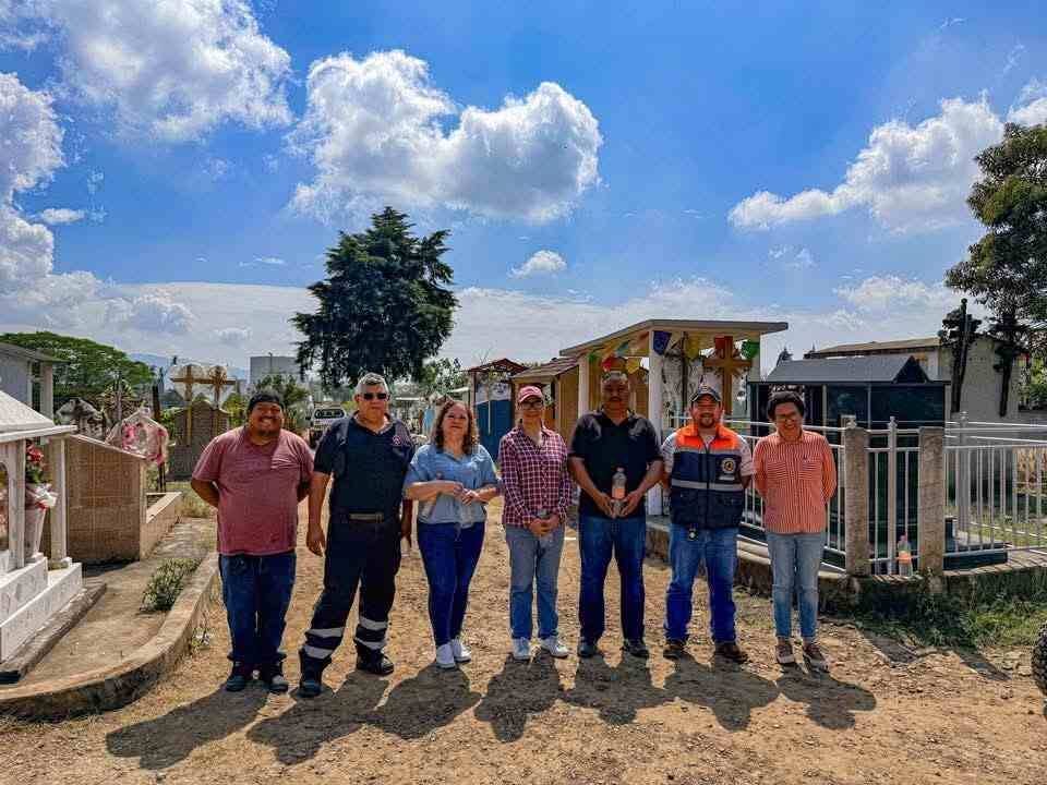 INSPECCIONA ALCALDESA CONDICIONES DE PANTEÓN DE CHOCAMÁN