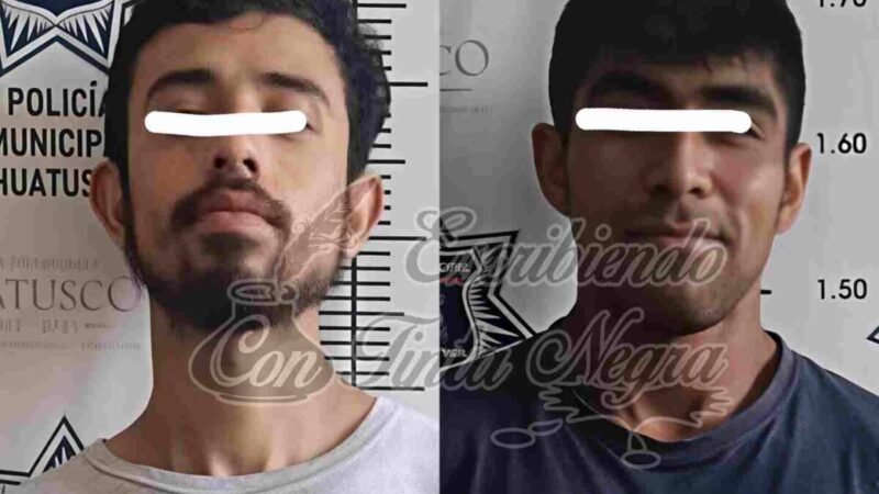 DETIENEN A DOS CON DROGA; LOS MANDAN A LA TOMA