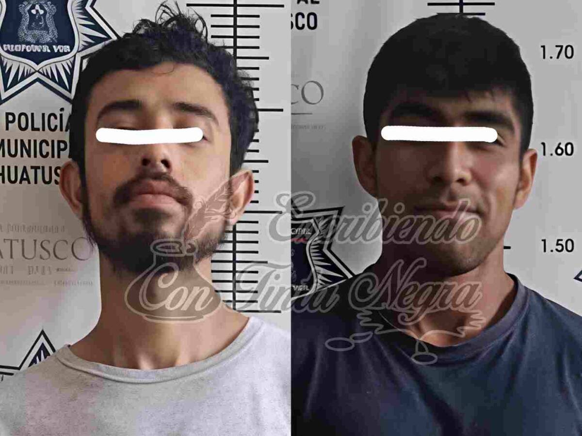 DETIENEN A DOS CON DROGA; LOS MANDAN A LA TOMA