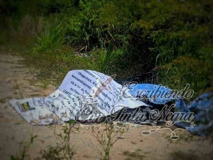 DEJAN TRES DESCUARTIZADOS JUNTO A LA CARRETERA