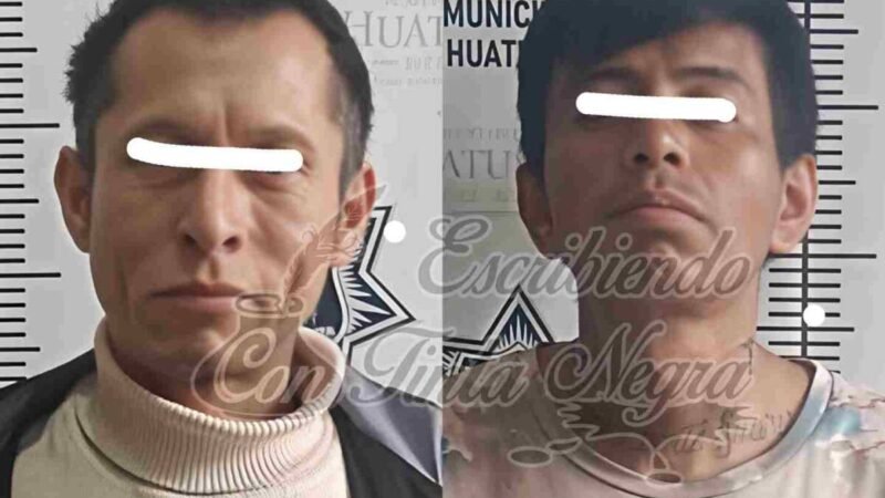 CAPTURAN A DOS CON DROGA Y ARMA