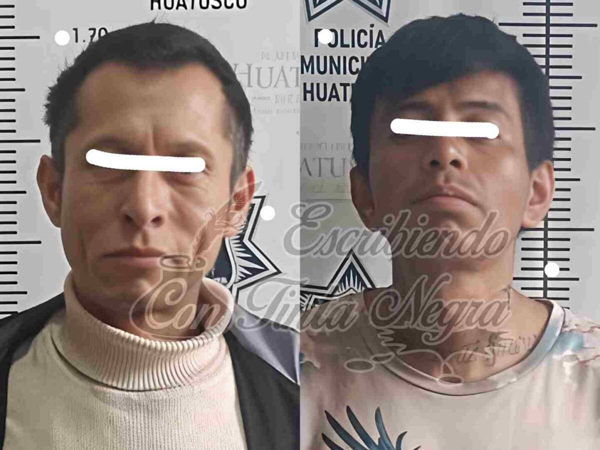 CAPTURAN A DOS CON DROGA Y ARMA