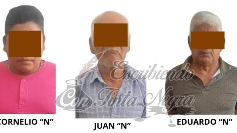 PROCEDEN CONTRA TRES PRESUNTOS VIOLADORES