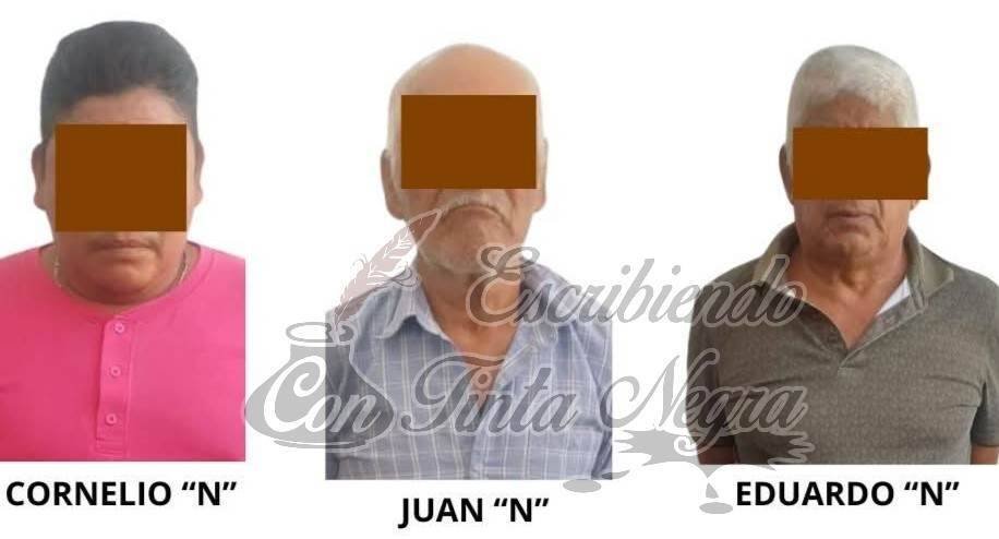 PROCEDEN CONTRA TRES PRESUNTOS VIOLADORES