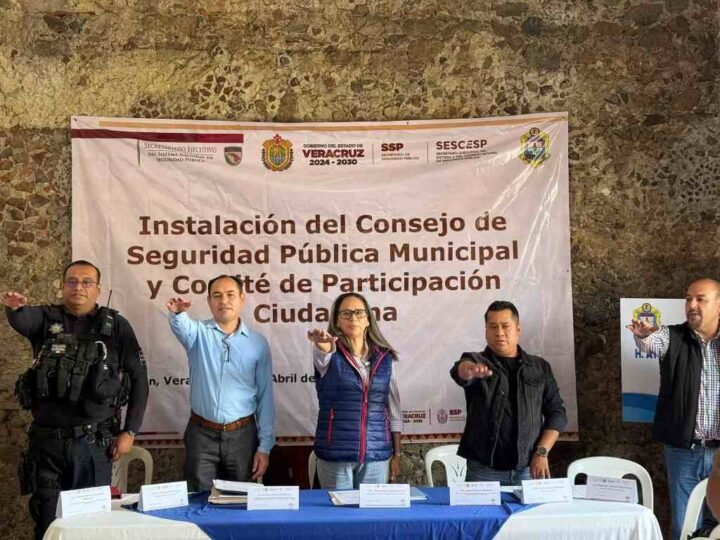 INSTALAN CONSEJO DE SEGURIDAD PÚBLICA EN CHOCAMÁN