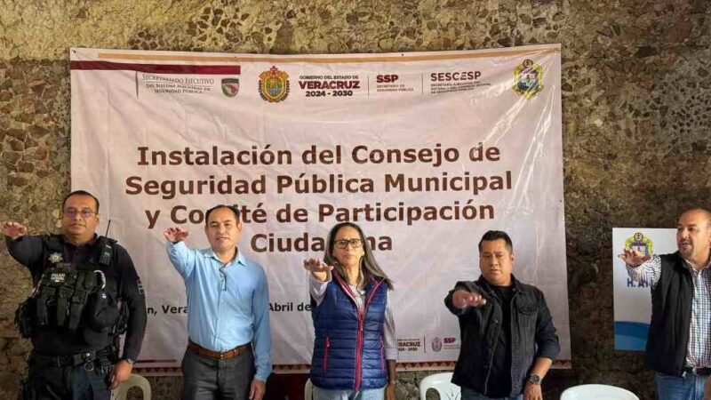 INSTALAN CONSEJO DE SEGURIDAD PÚBLICA EN CHOCAMÁN