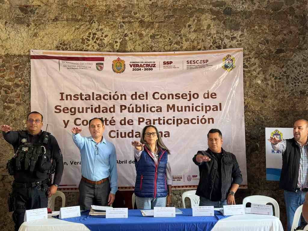 INSTALAN CONSEJO DE SEGURIDAD PÚBLICA EN CHOCAMÁN