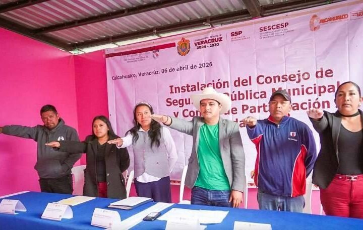 INSTALAN CONSEJO DE SEGURIDAD PÚBLICA EN CALCAHUALCO
