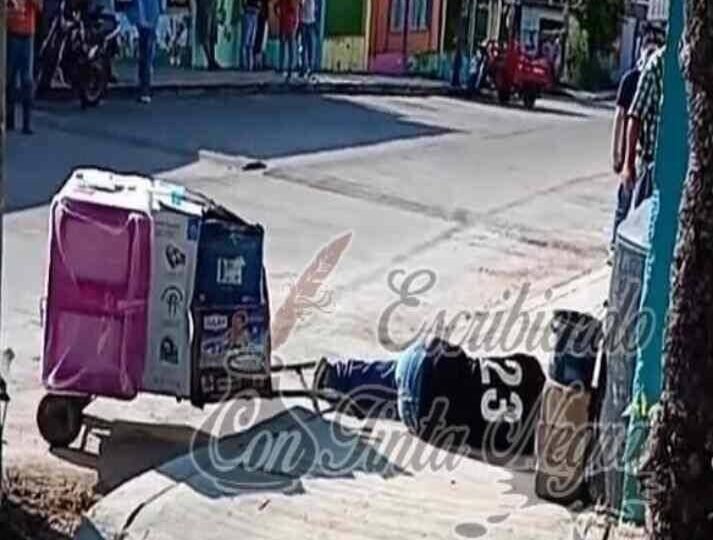 EJECUTAN A VENDEDOR AMBULANTE