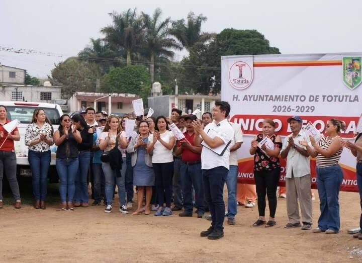 ALCALDE DE TOTUTLA PONE EN MARCHA OBRA EN MATA DE INDIO