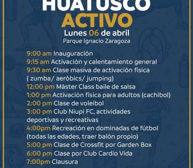 HUATUSCO SE SUMA A DÍA MUNDIAL DE LA ACTIVIDAD FÍSICA
