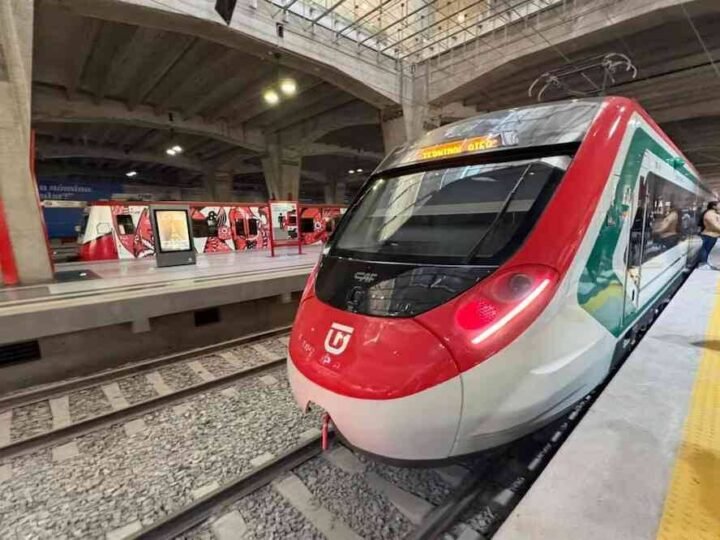 CLAUDIA SHEINBAUM INAUGURA TREN AL AIFA