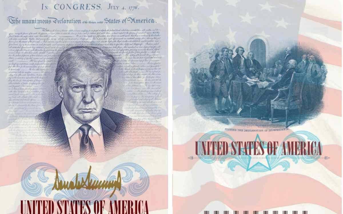 IMAGEN DE TRUMP APARECERÁ EN EDICIÓN LIMITADA DE PASAPORTES
