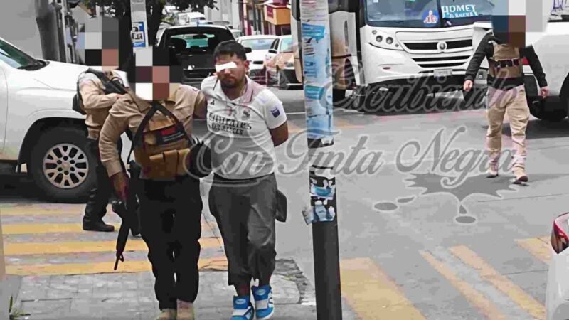 CATEO EN LOS FILTROS; DETIENEN A UNO