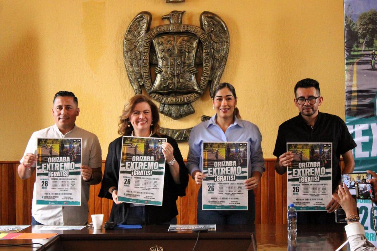 LISTA LA PRIMERA RUTA CICLISTA INFANTIL EN ORIZABA