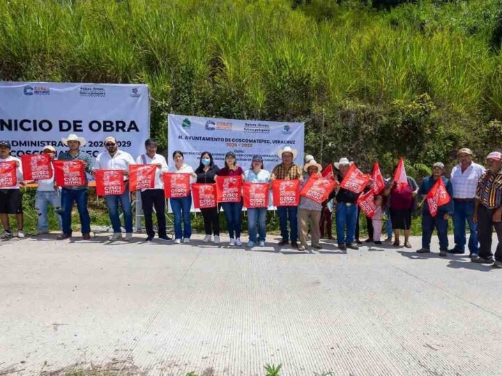 ALCALDE DE COSCO PONE EN MARCHA OBRA EN MAQUILIXHUATLA