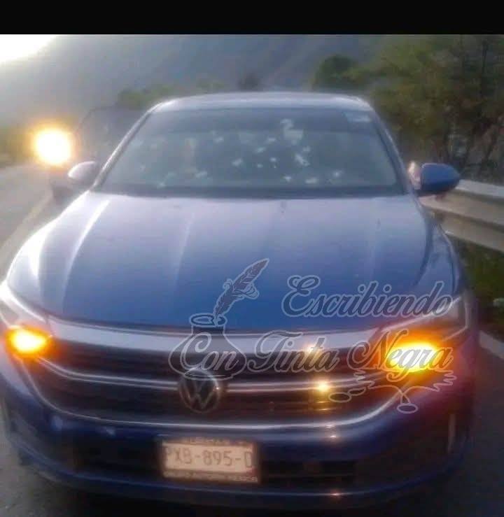 BALACERA EN CUMBRES DE ACULTZINGO; DEJAN AUTO BALEADO ABANDONADO