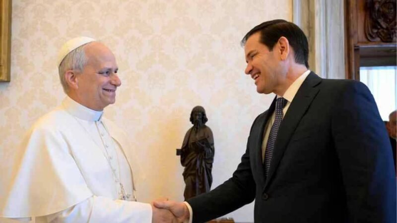 MARCO RUBIO SE REUNIRÁ CON EL PAPA LEÓN XIV TRAS CHOQUE CON TRUMP