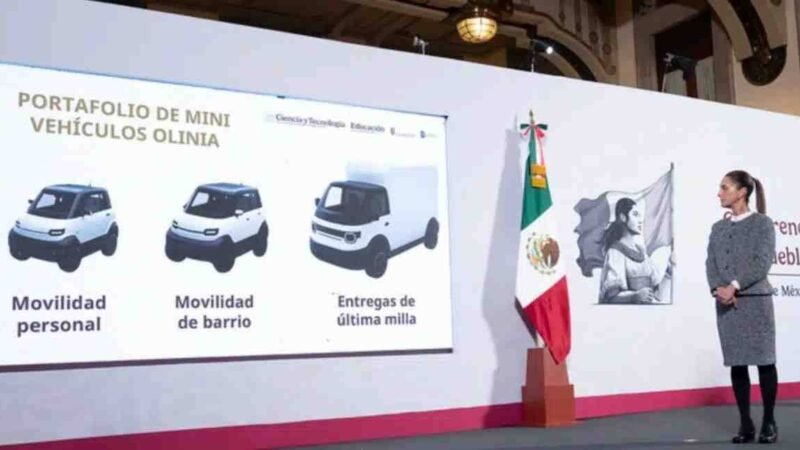 PROTOTIPO DE OLINIA SERÁ PRESENTADO EL 7 DE JUNIO: SHEINBAUM