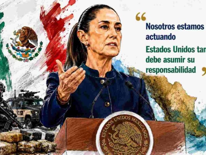 “NOSOTROS ESTAMOS ACTUANDO”: SHEINBAUM RESPONDE A TRUMP