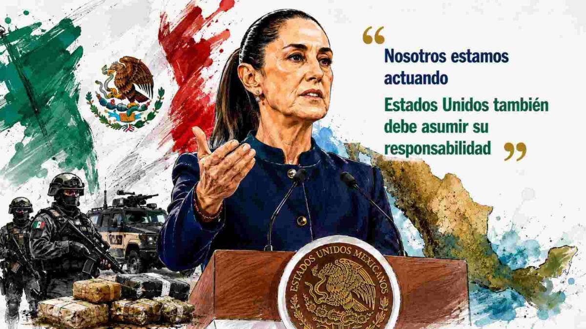 “NOSOTROS ESTAMOS ACTUANDO”: SHEINBAUM RESPONDE A TRUMP