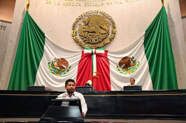 DIPUTADO ALEJANDRO PORRAS DEFIENDE LA SOBERANÍA DE MÉXICO DESDE TRIBUNA EN EL CONGRESO LOCAL