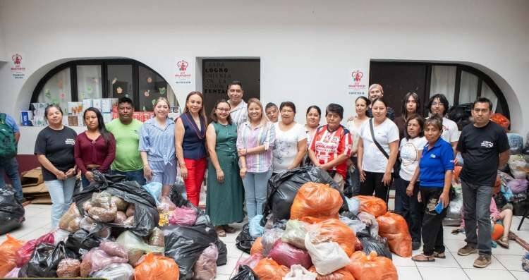 RECOLECTAN MÁS DE 6 TONELADAS DE ALIMENTO CON BAILE DE NELSON KANZELA