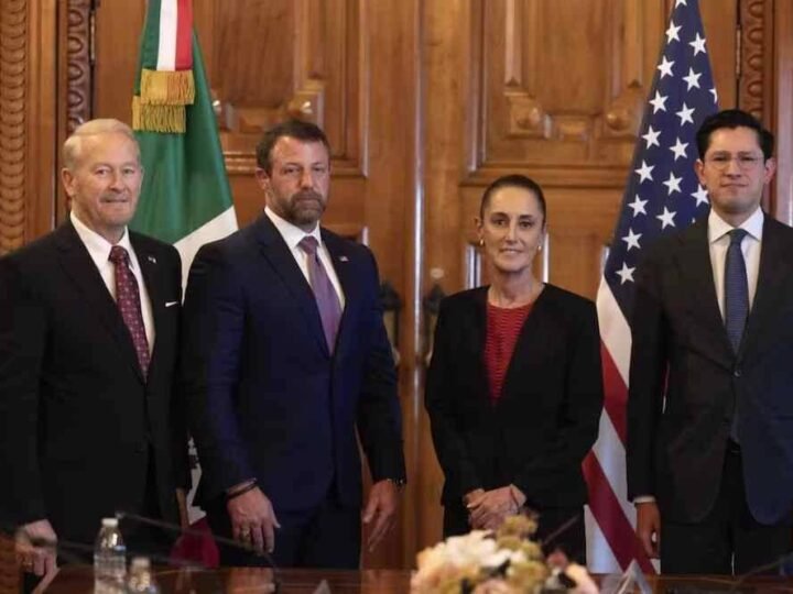 SHEINBAUM Y EL SECRETARIO DE SEGURIDAD DE EU ACUERDAN COLABORACIÓN BILATERAL