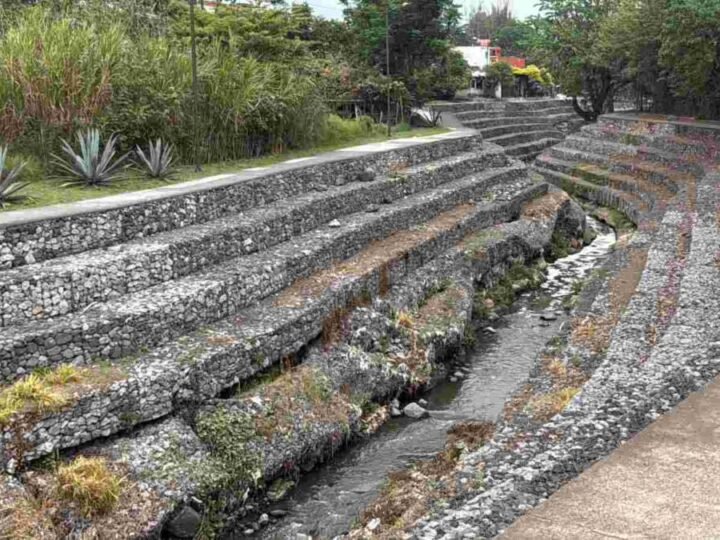 CONAGUA Y AYUNTAMIENTO DE ORIZABA AGILIZAN REPARACIÓN DE MUROS GAVIÓN EN EL RÍO ORIZABA