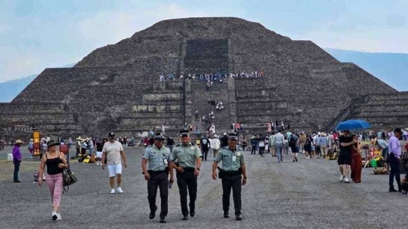REFUERZAN SEGURIDAD EN TEOTIHUACÁN RUMBO AL MUNDIAL 2026