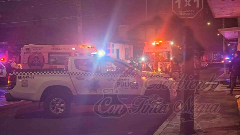 VIOLENTO ASALTO DEJA DOS HERIDOS POR ARMA DE FUEGO