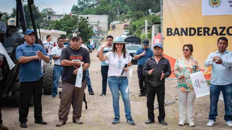 INICIAN OBRA EN IXCAPANTLA