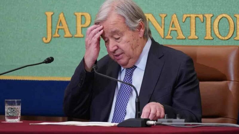 ISRAEL SUSPENDE RELACIONES CON EL SECRETARIO GENERAL DE LA ONU