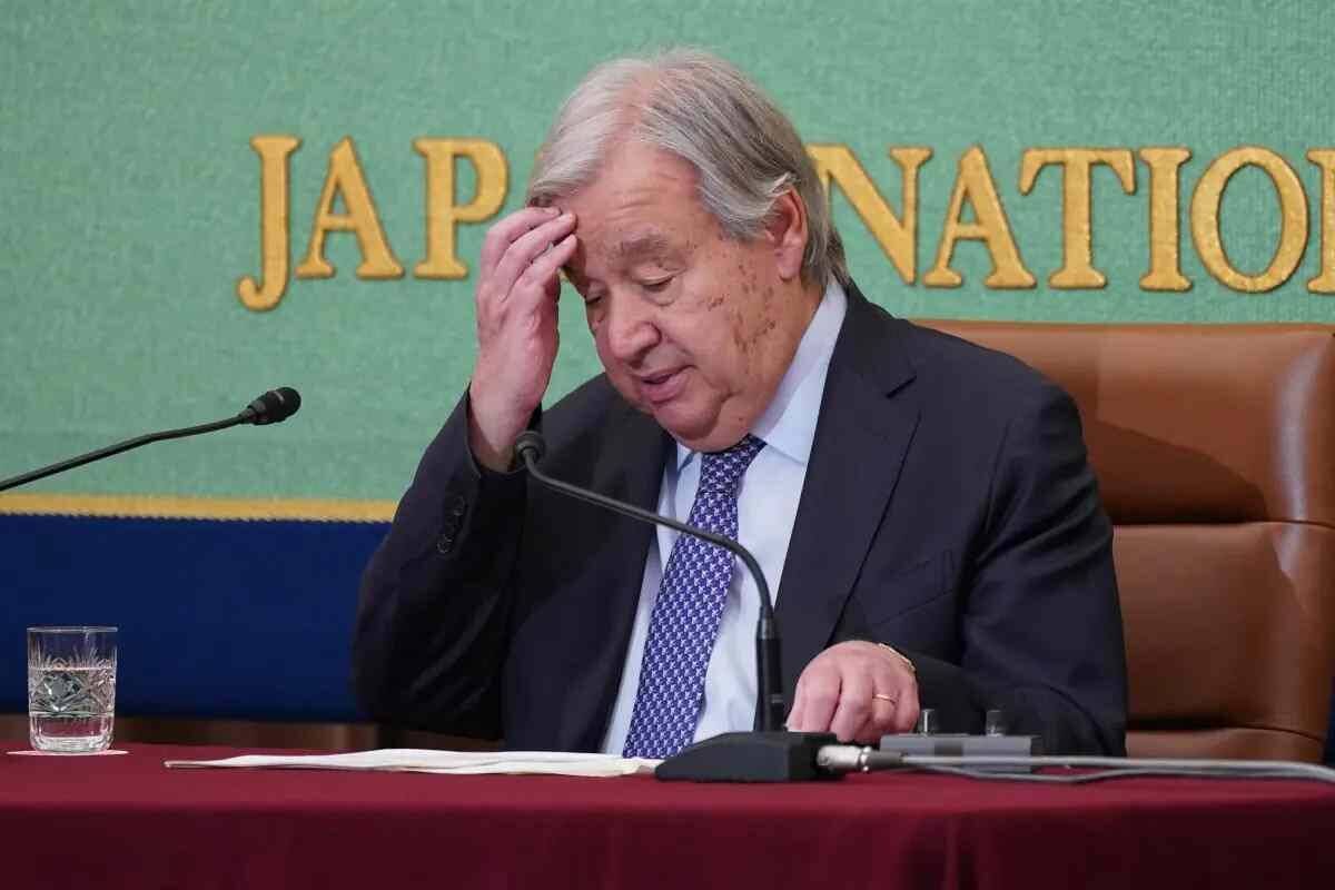 ISRAEL SUSPENDE RELACIONES CON EL SECRETARIO GENERAL DE LA ONU