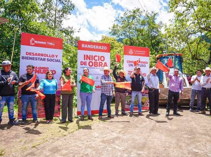 ISRAEL SANDOVAL PONE EN MARCHA OBRA EN MAQUIXTLA