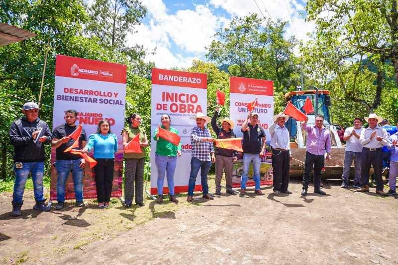ISRAEL SANDOVAL PONE EN MARCHA OBRA EN MAQUIXTLA