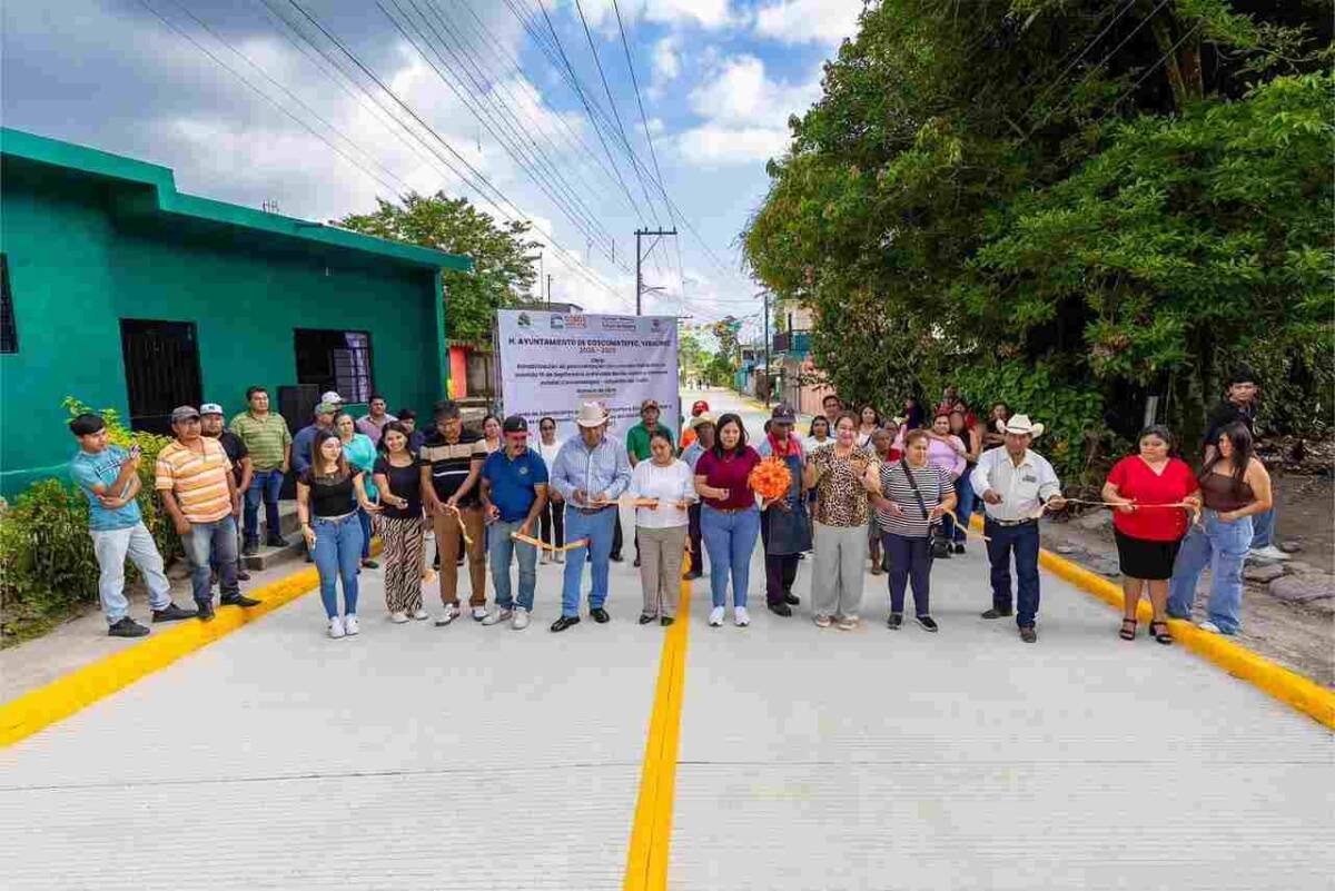 INAUGURA ALCALDE DE COSCO PAVIMENTACIÓN EN LÁZARO CÁRDENAS