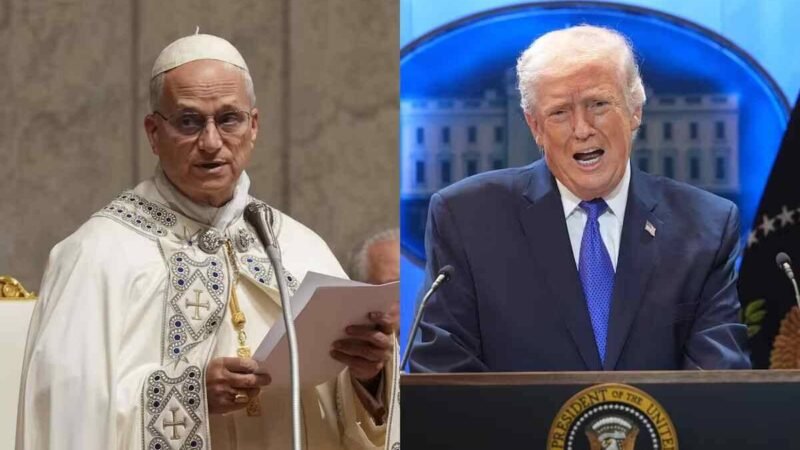 TRUMP CRITICA AL PAPA LEÓN XIV POR IRÁN