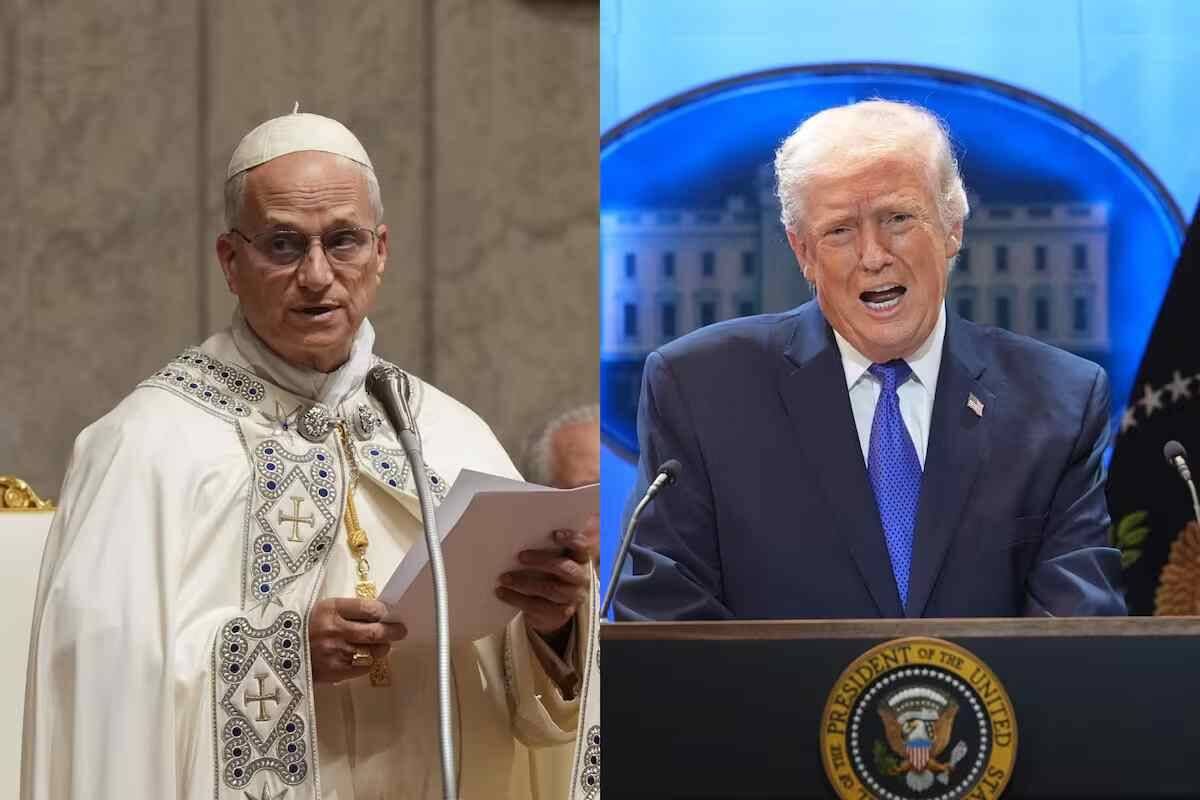 TRUMP CRITICA AL PAPA LEÓN XIV POR IRÁN