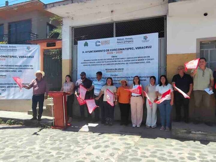 INICIA REHABILITACIÓN DE AVENIDA MIGUEL LERDO DE COSCOMATEPEC