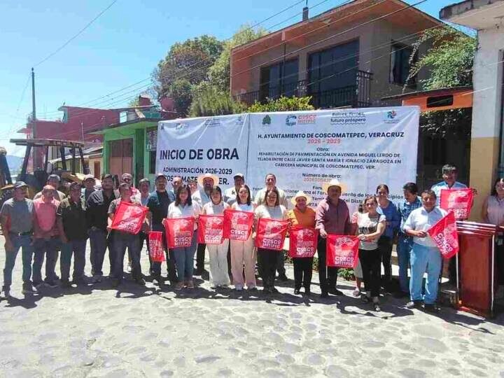 INICIA REHABILITACIÓN DE AVENIDA MIGUEL LERDO DE COSCOMATEPEC