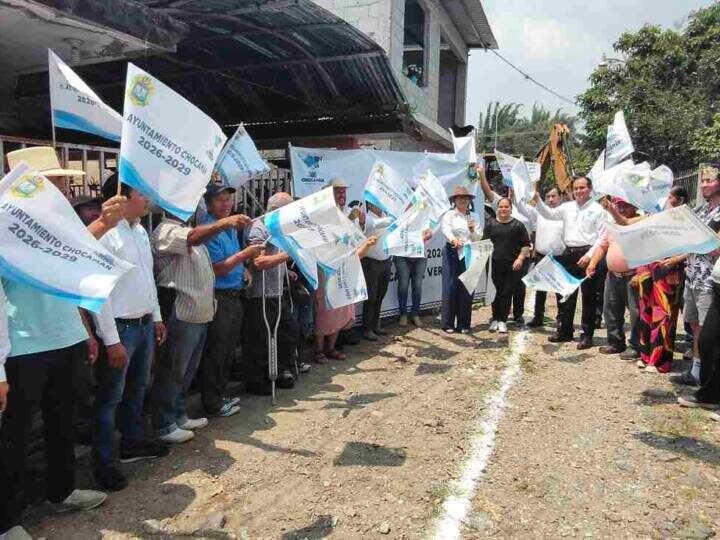ALCALDESA DE CHOCAMÁN PONE EN MARCHA PAQUETE DE OBRAS 2026