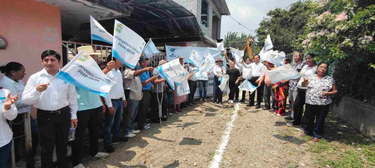 ALCALDESA DE CHOCAMÁN PONE EN MARCHA PAQUETE DE OBRAS 2026