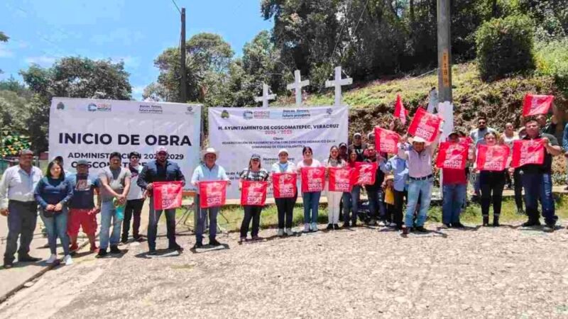 ALCALDE PONE EN MARCHA OBRA DE PAVIMENTACIÓN EN CUAUTOLONTITLA