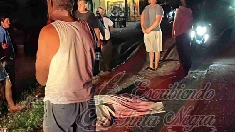 CAMIONETA ATROPELLA Y MATA A ADULTO MAYOR