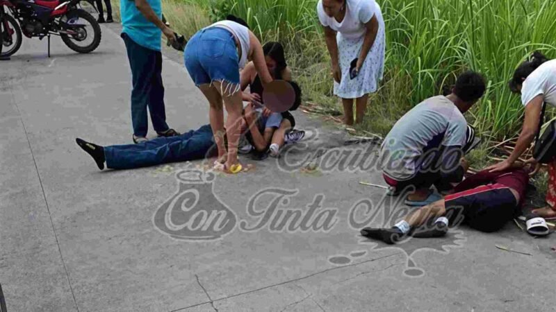 SE ACCIDENTAN MOTOCICLISTAS, UNO MURIÓ