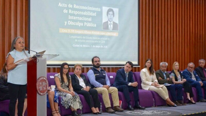 ESTADO MEXICANO ACEPTA SU RESPONSABILIDAD EN DESAPARICIÓN FORZADA DE GREGORIO ALFONSO ALVARADO