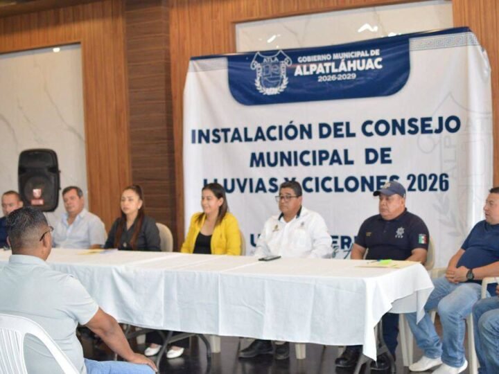 INSTALAN CONSEJO DE PROTECCIÓN CIVIL EN ALPATLÁHUAC