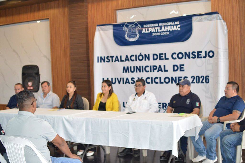 INSTALAN CONSEJO DE PROTECCIÓN CIVIL EN ALPATLÁHUAC